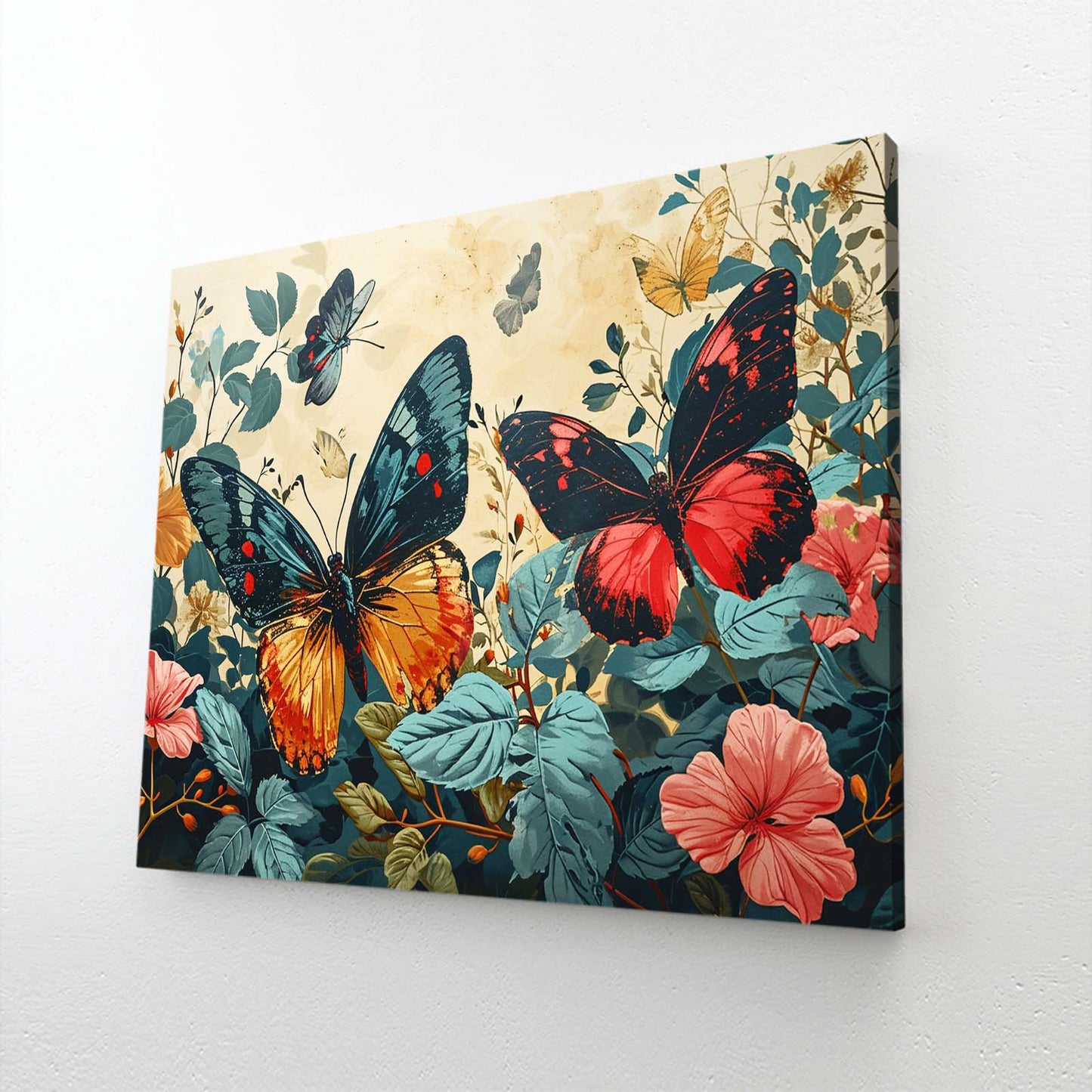 Butterflies Canvas Wall Art