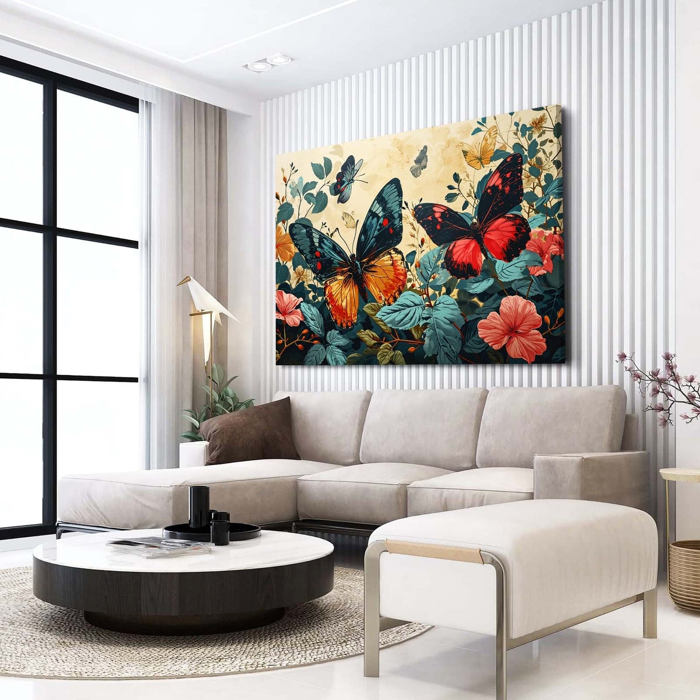 Butterflies Canvas Wall Art