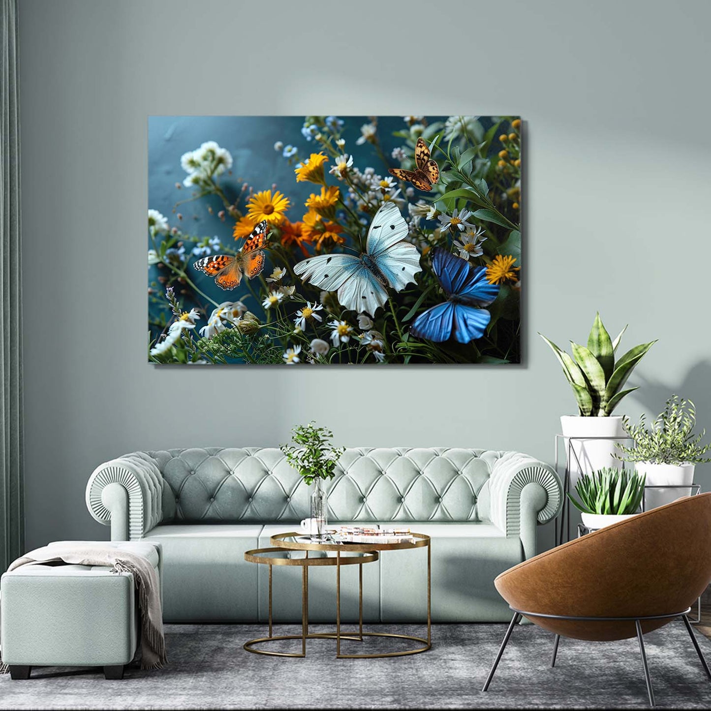 Butterfly Garden Wall Art