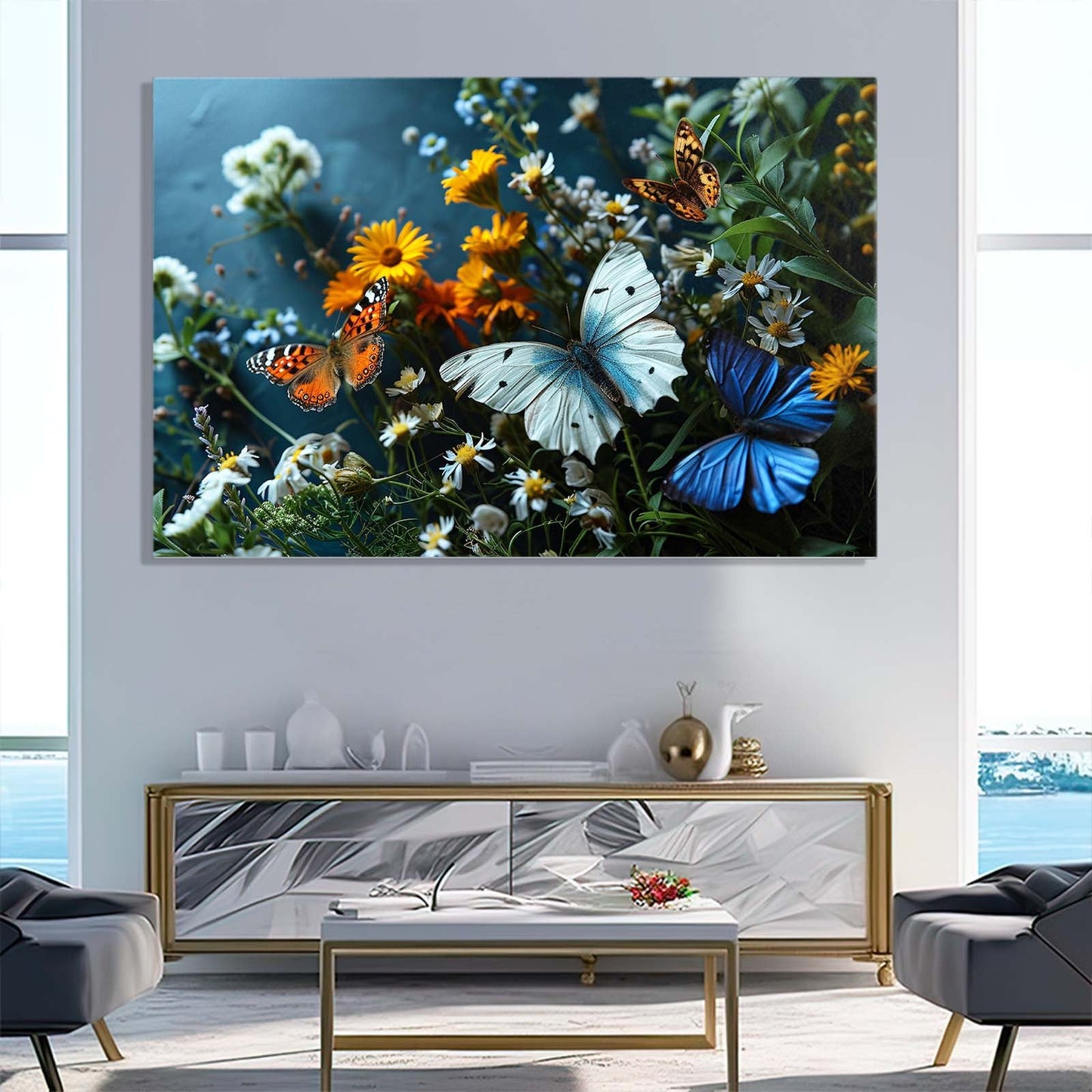 Butterfly Garden Wall Art