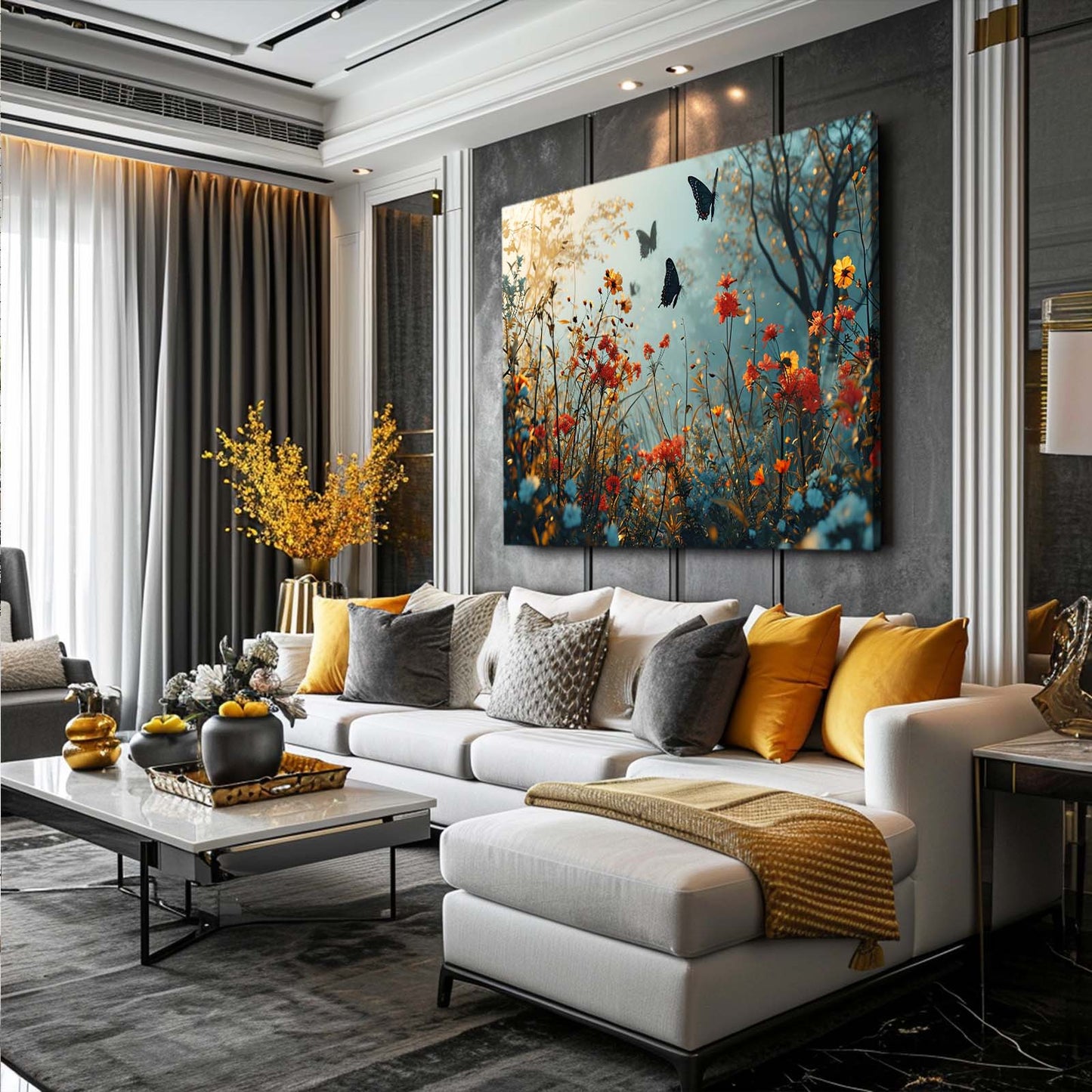 Butterfly Meadow Wall Art
