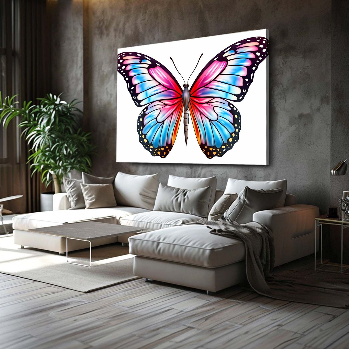Candy Color Butterfly Wall Art