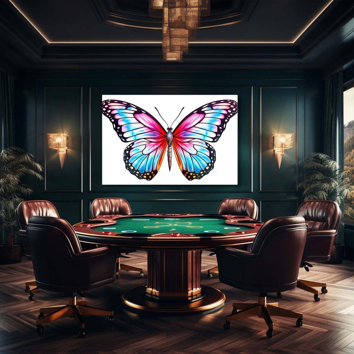 Candy Color Butterfly Wall Art