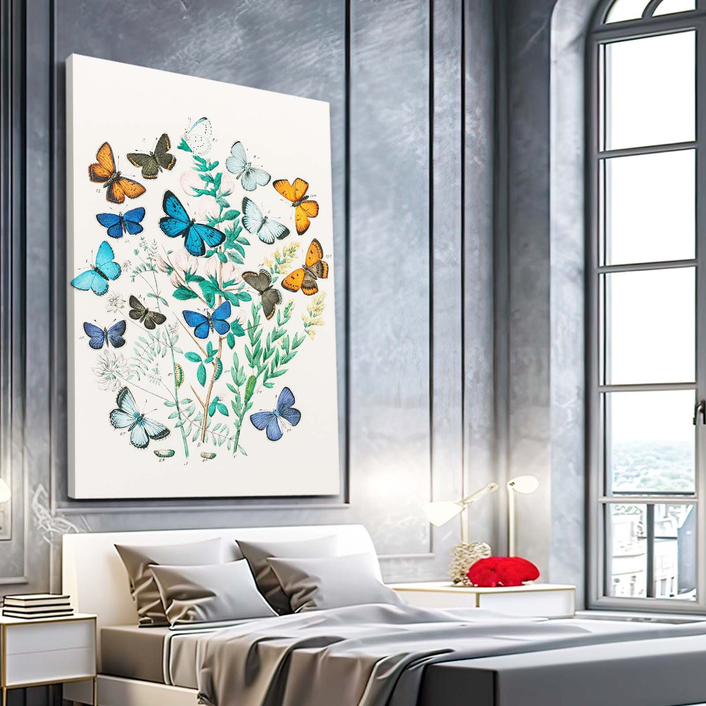 Canvas Butterfly Wall Art