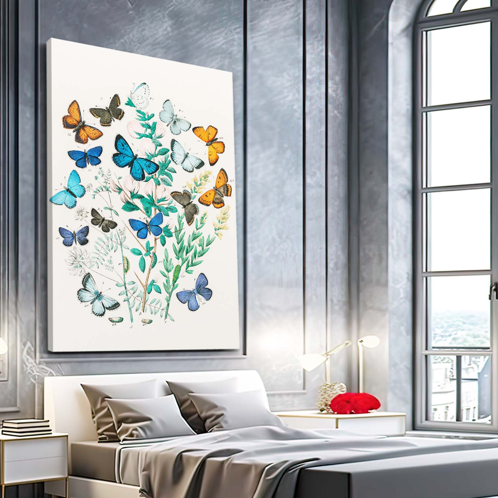 Canvas Butterfly Wall Art