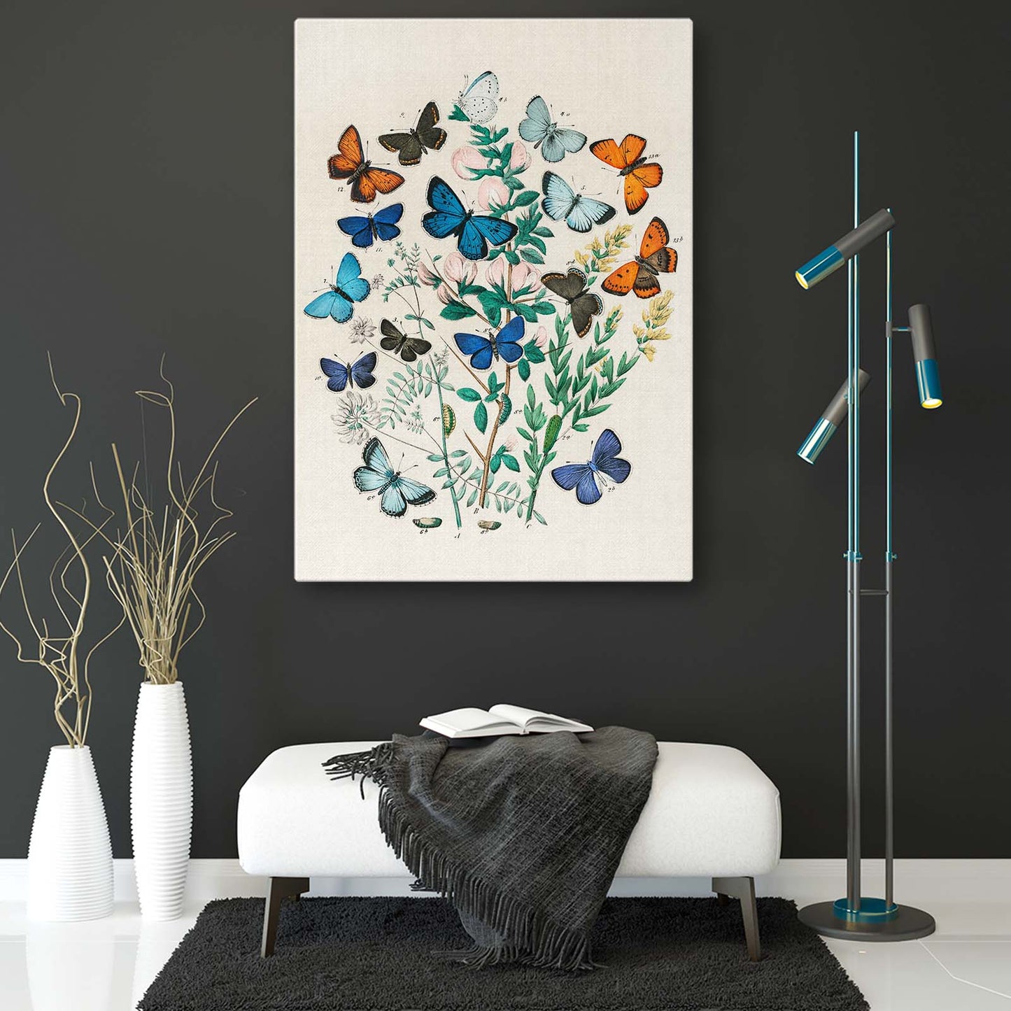 Canvas Butterfly Wall Art