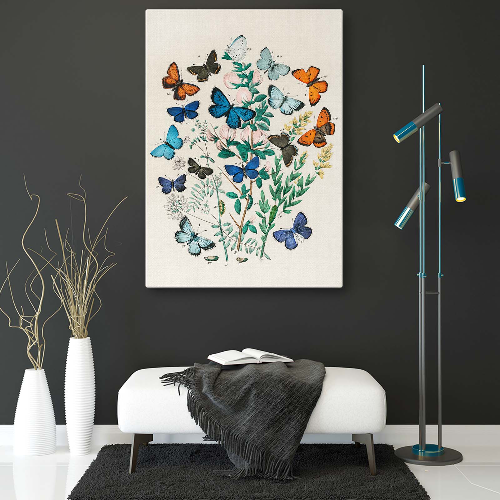 Canvas Butterfly Wall Art