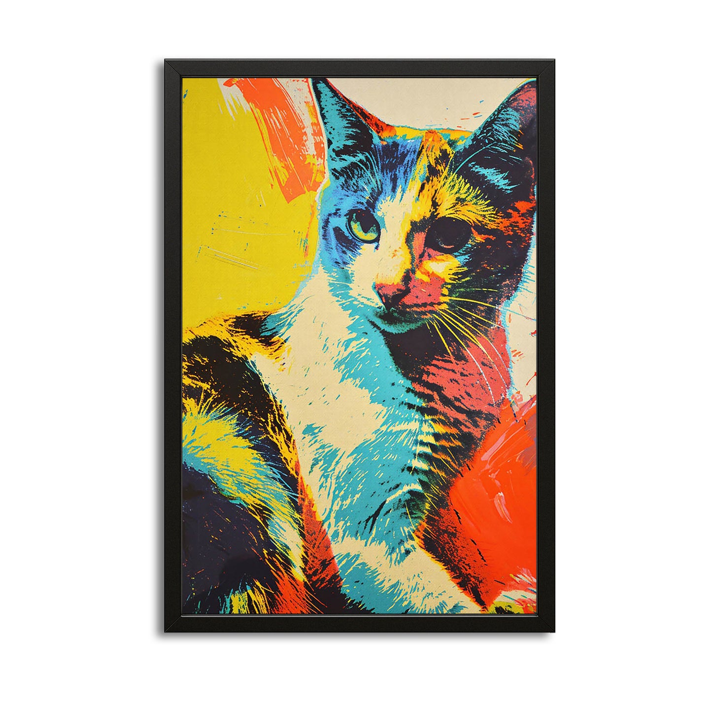 Canvas Cat Print