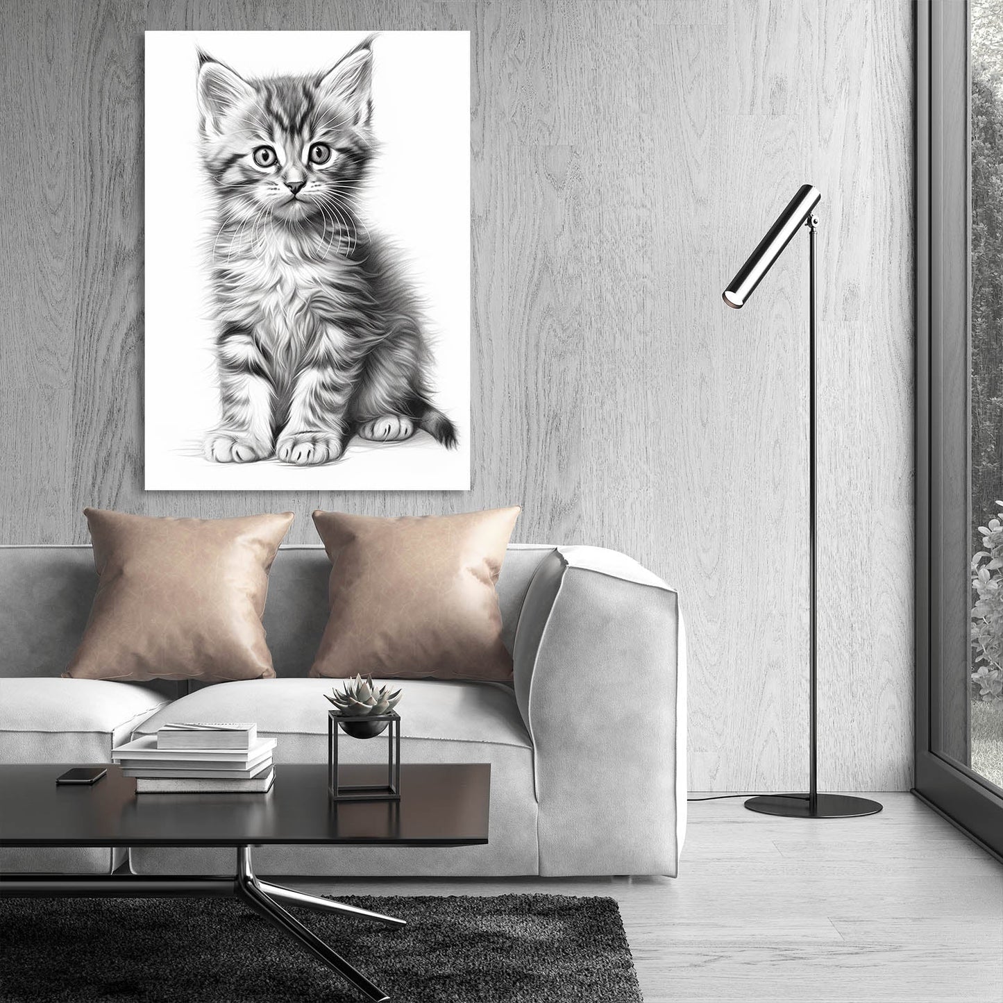 Canvas Cat Wall Art