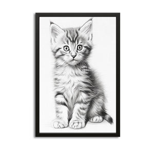Canvas Cat Wall Art