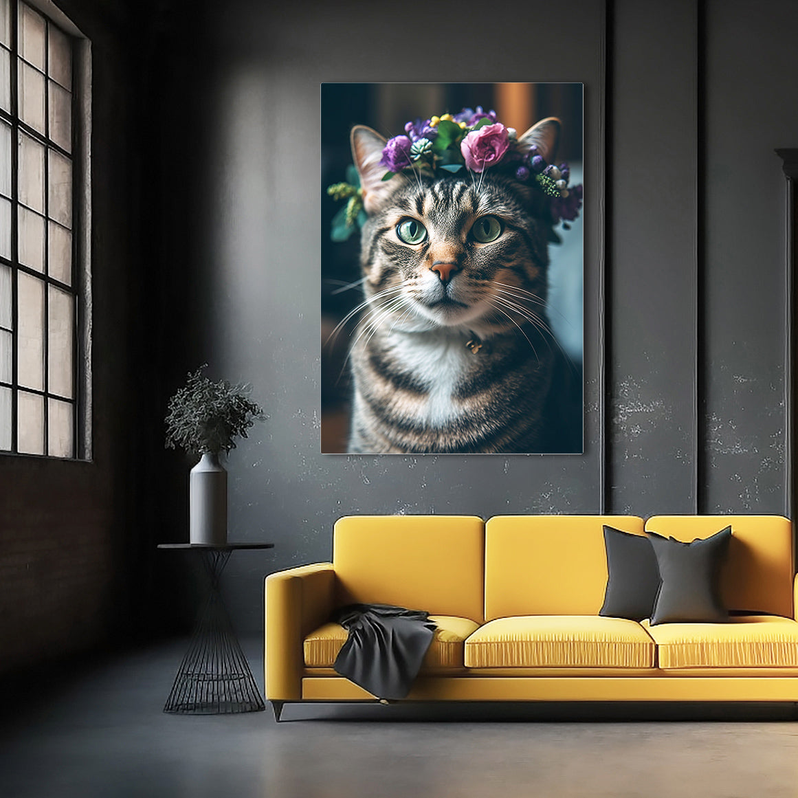 Framed Cat Wall Art