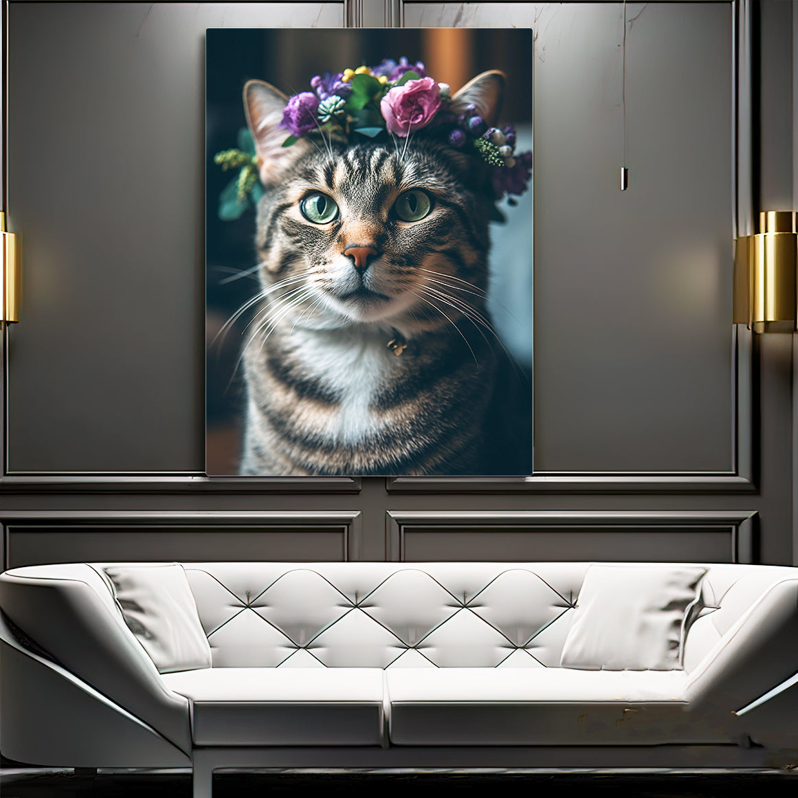 Framed Cat Wall Art