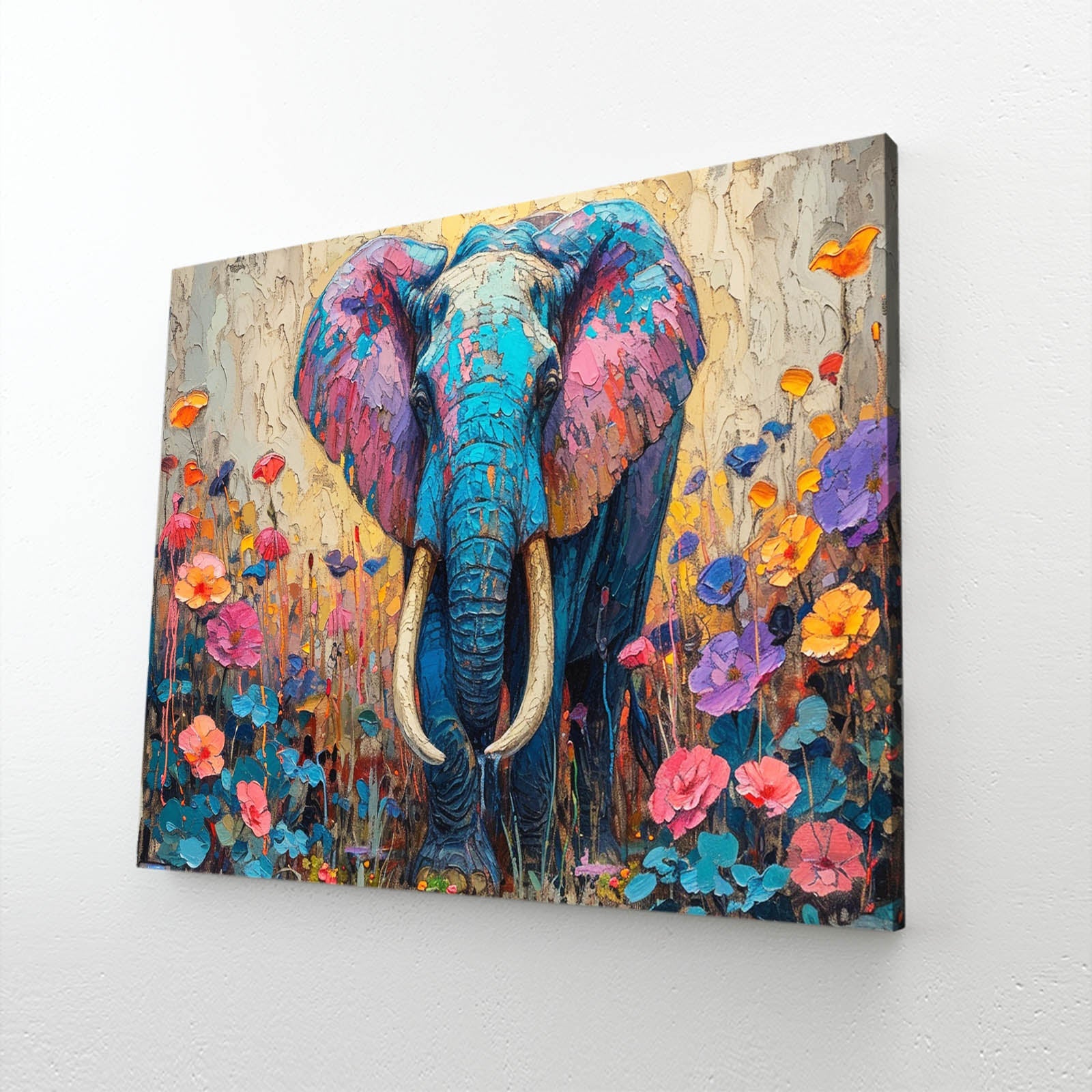 Canvas Elephant Wall Art