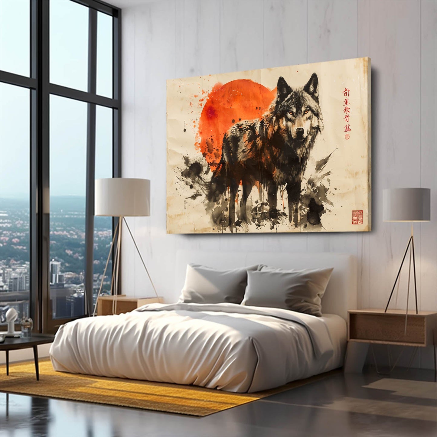 Canvas Wolf Prints