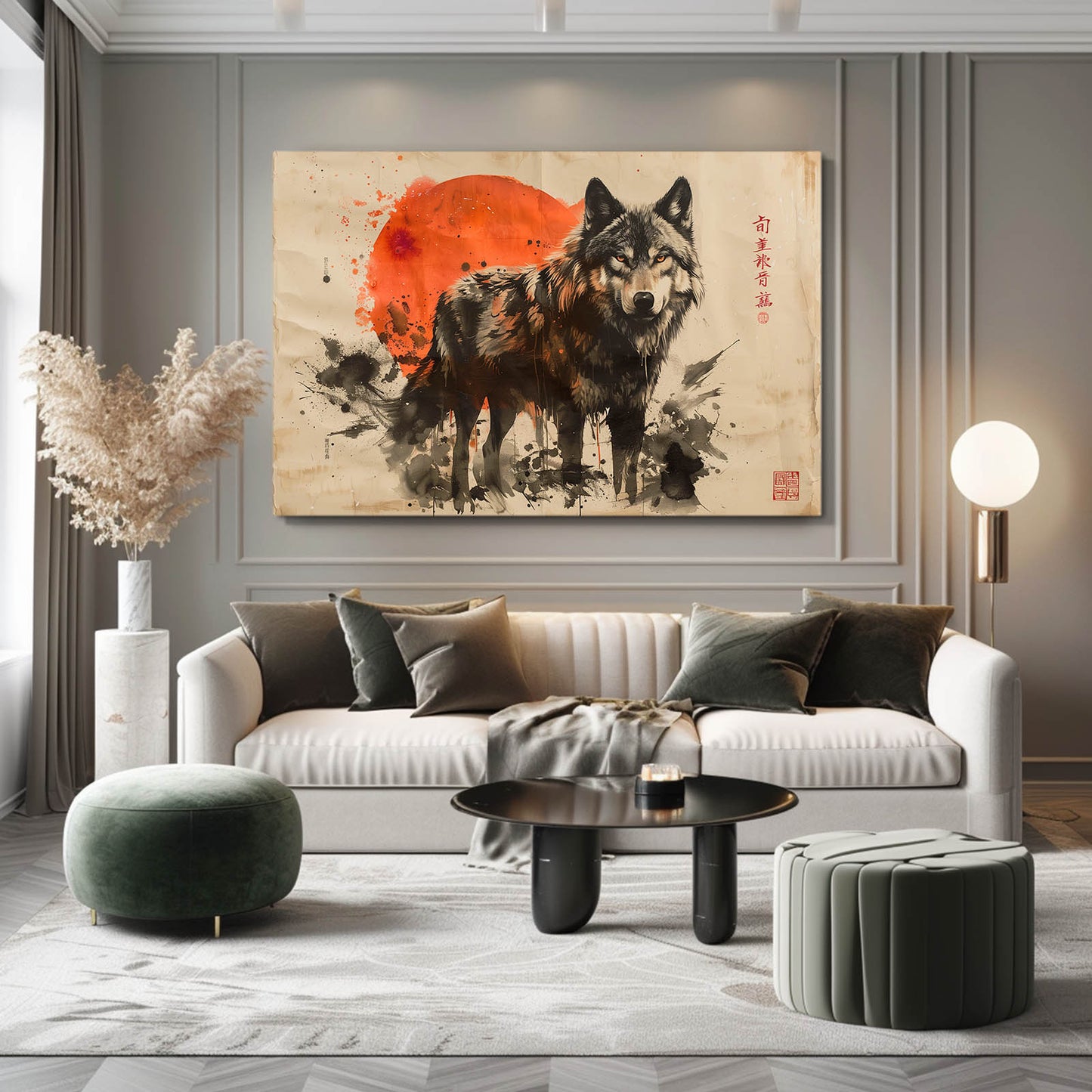 Canvas Wolf Prints