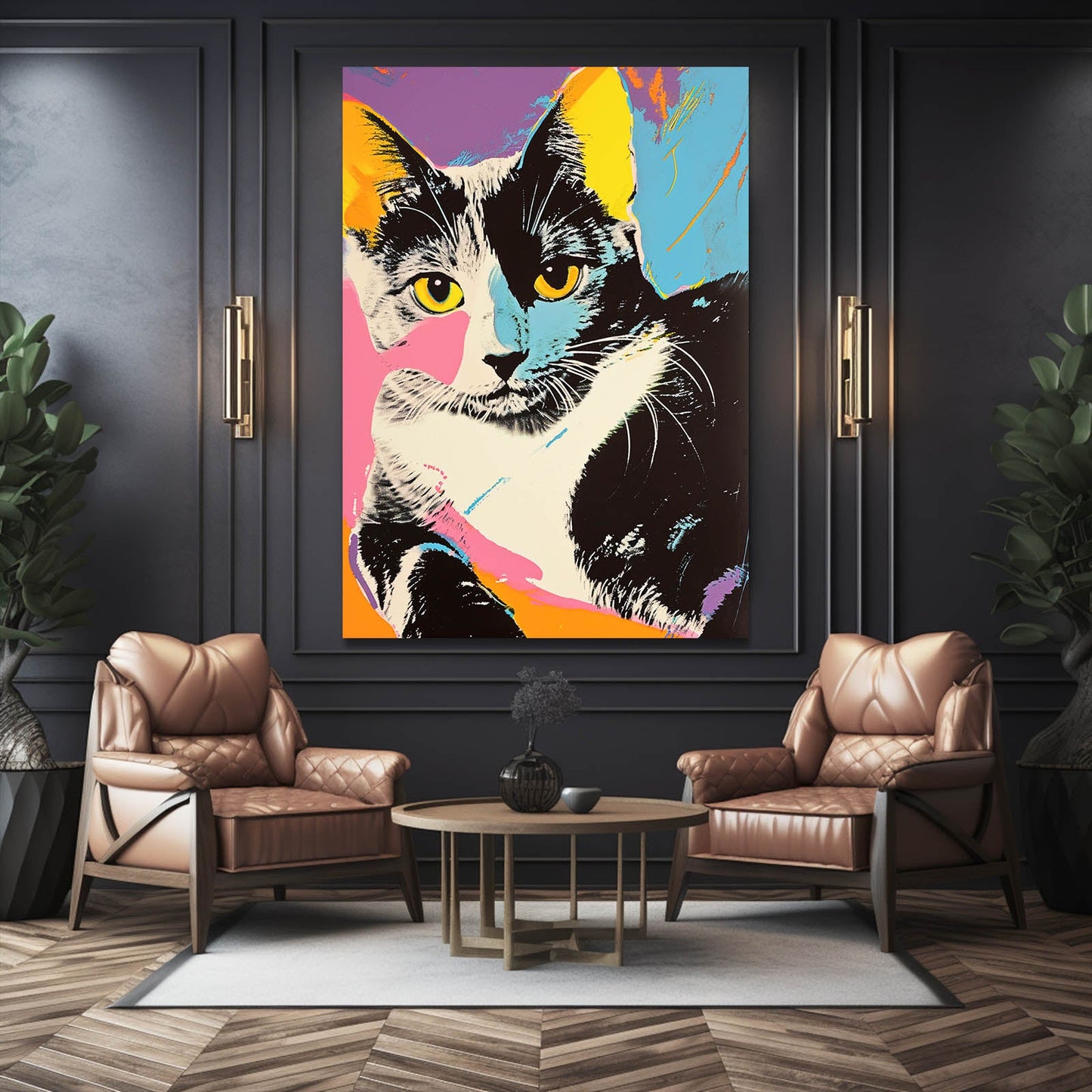 Cat Collage Wall Art