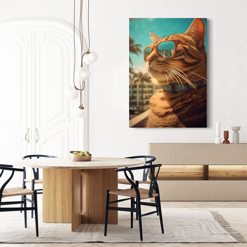 Cat Funny Wall Art