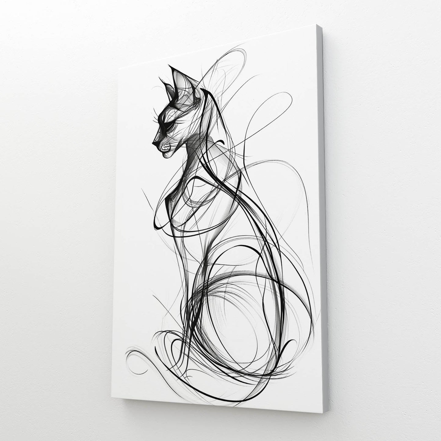 Cat Silhouette Wall Art