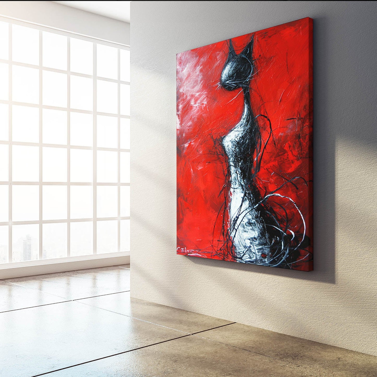 Cat Wall Art Artistic