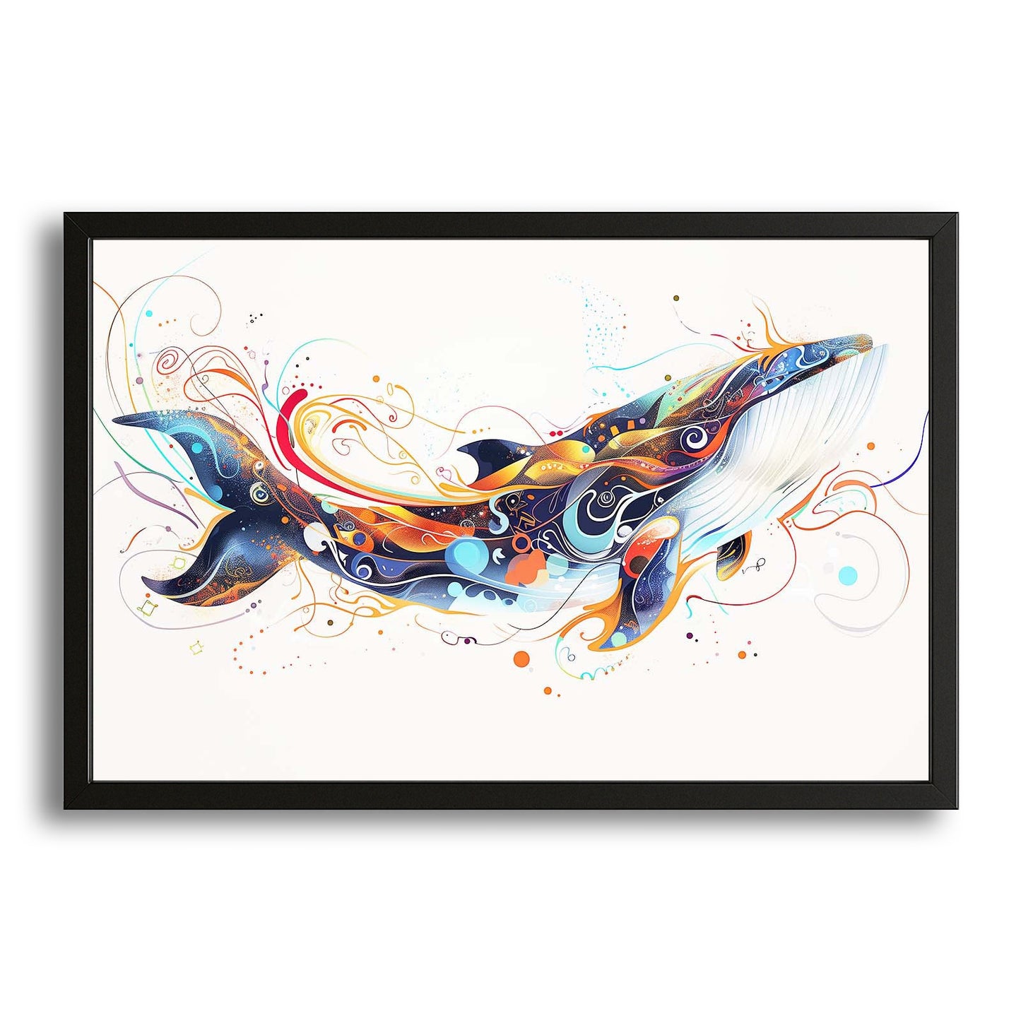 Celestial Flow Whale Art