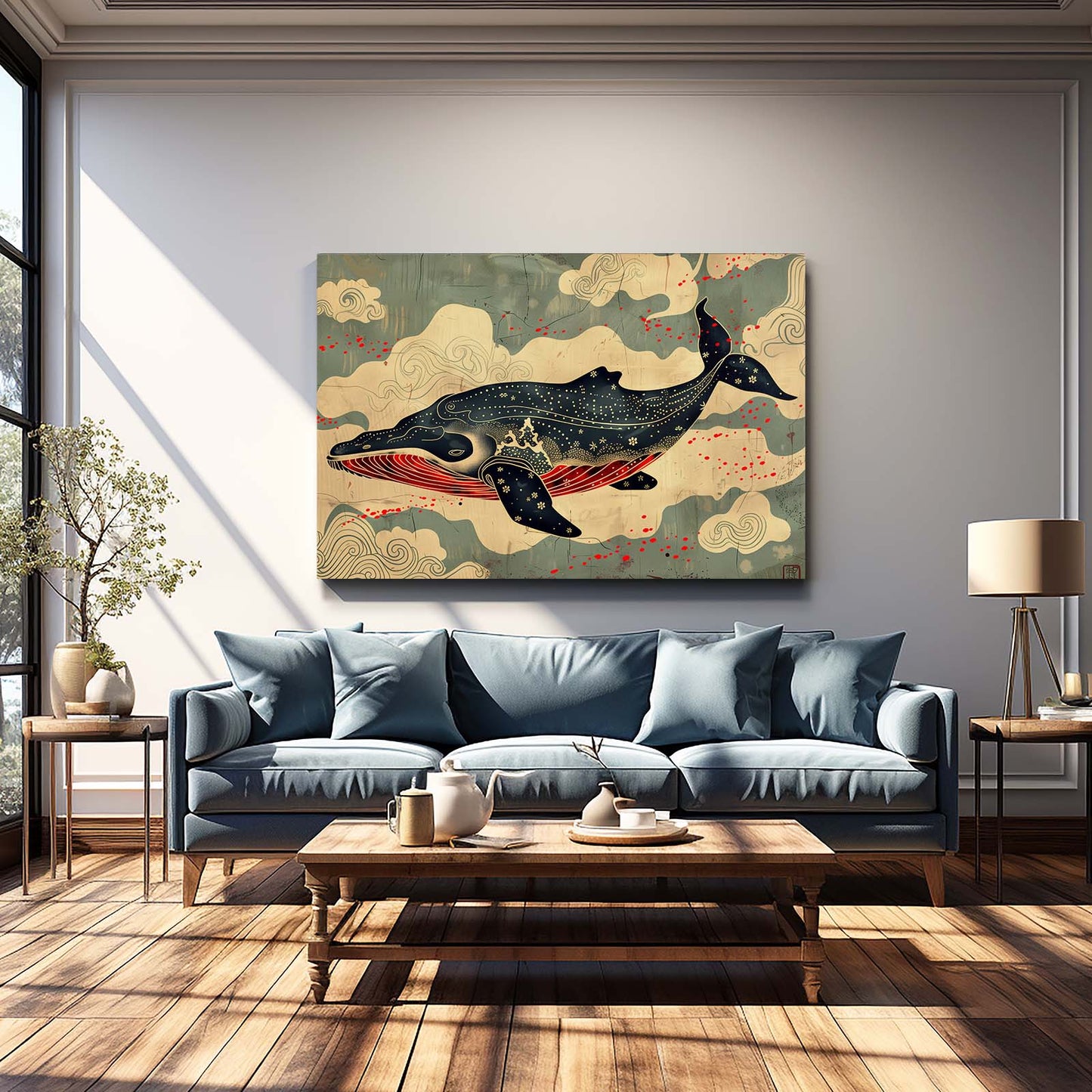 Celestial Kumo Whale Art
