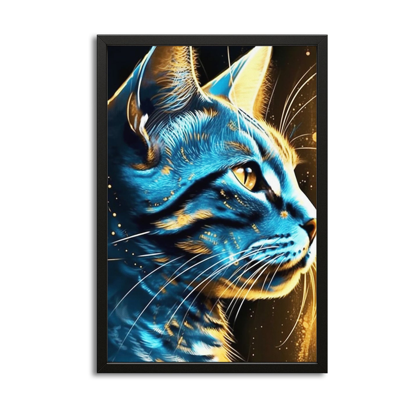 Celestial Shine Cat Wall Art