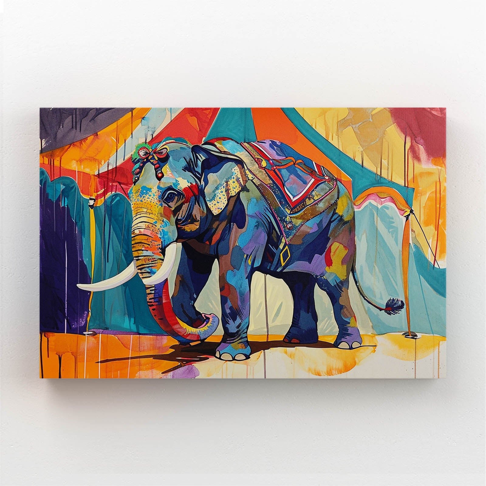 Circus Elephant Wall Art