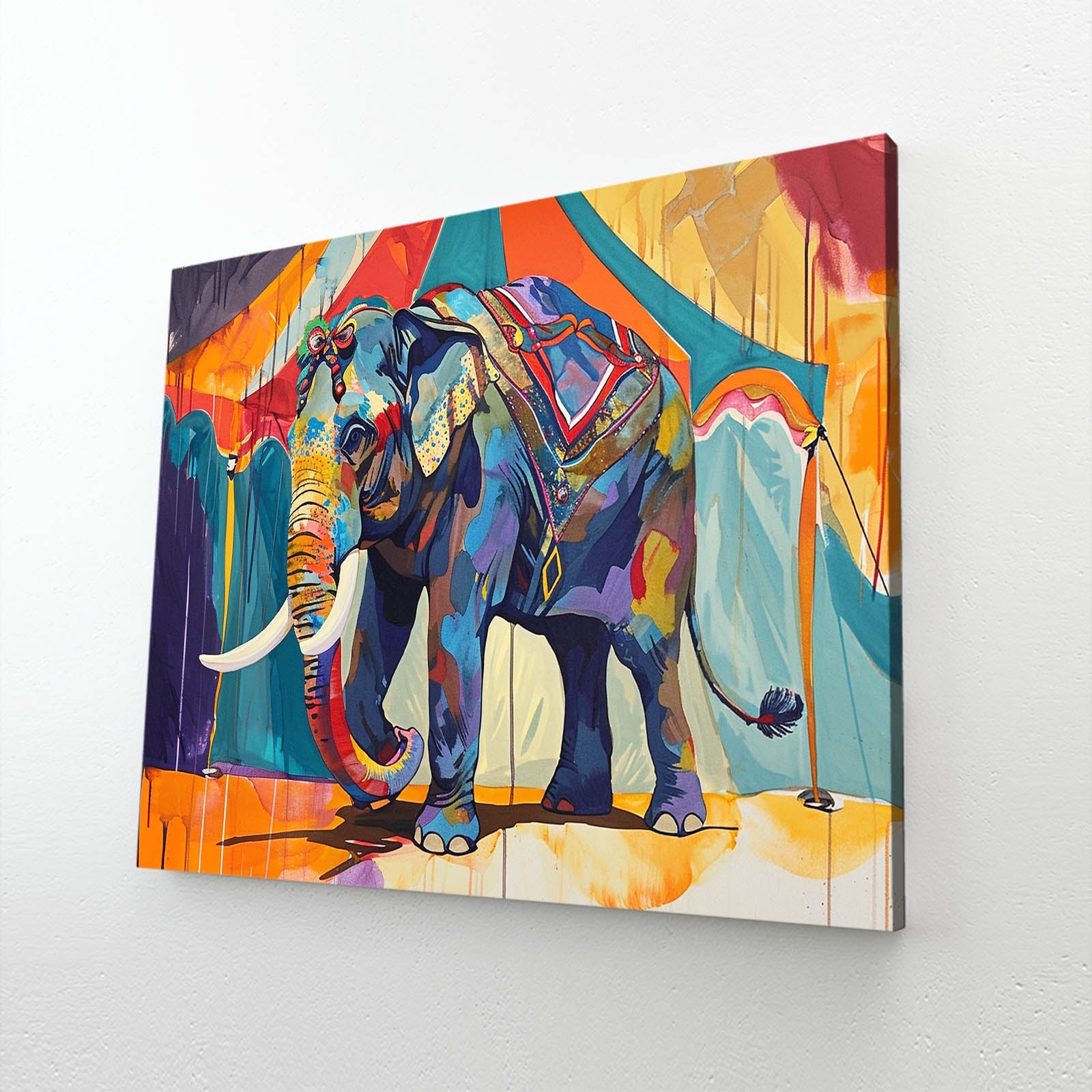 Circus Elephant Wall Art