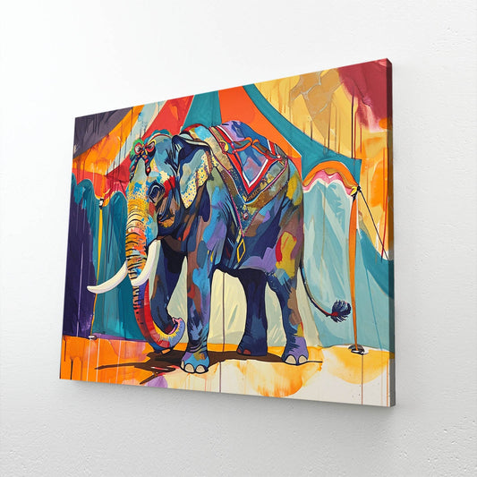 Circus Elephant Wall Art
