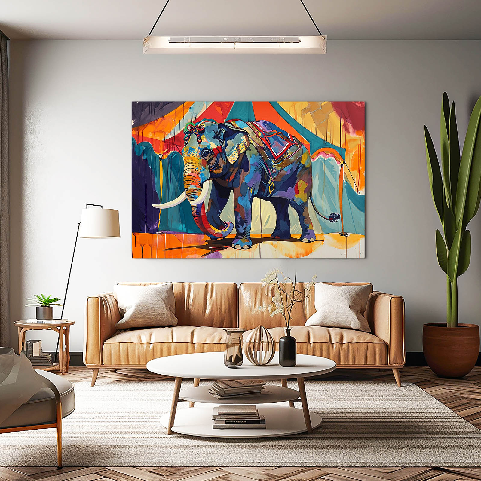 Circus Elephant Wall Art