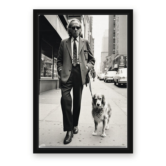 City Gentleman Photography Art – with Premium Black wood frame