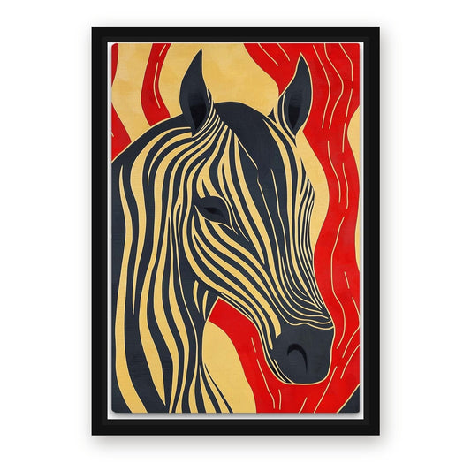 Classic Horse Prints – with Premium Black wood frame