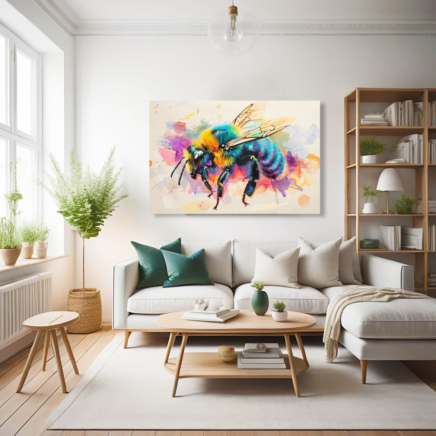 Color Splash Bee Art