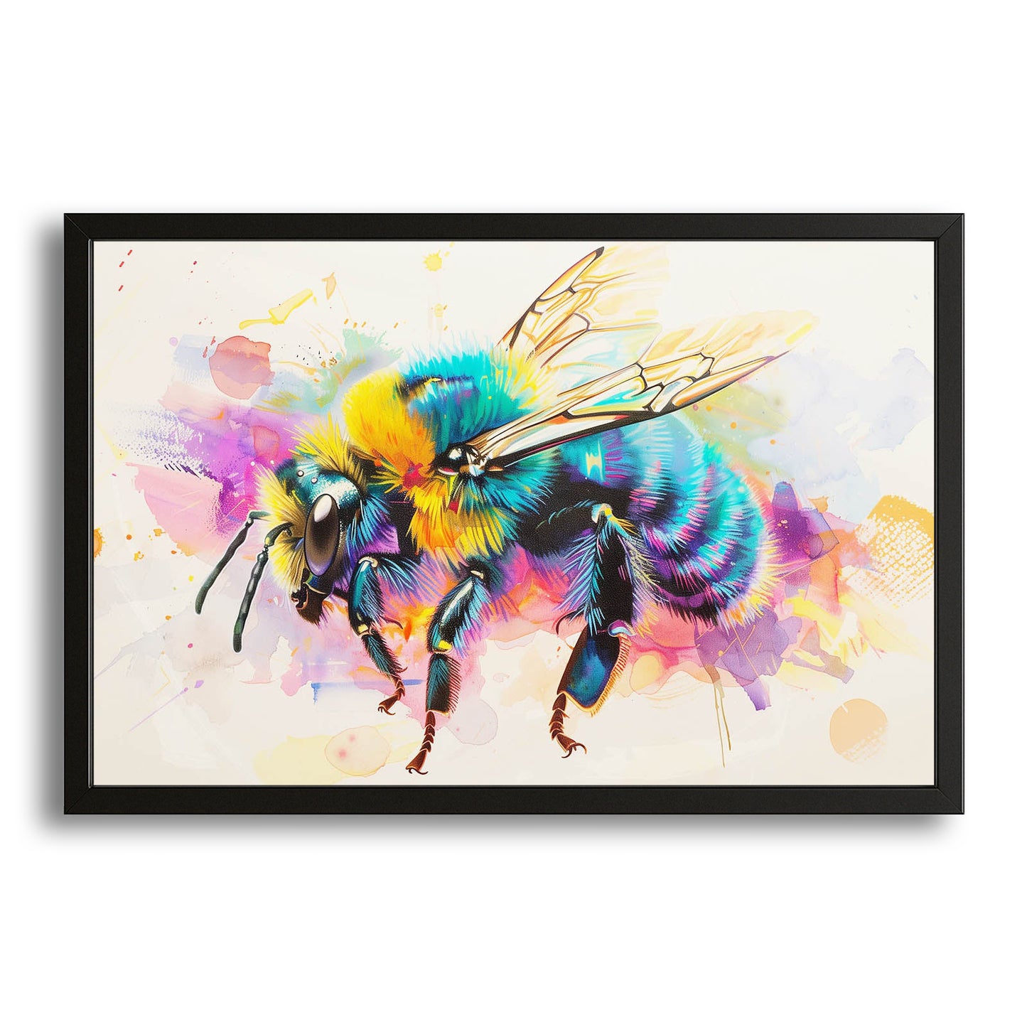 Color Splash Bee Art