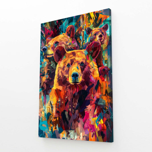 Colorful Bear Art
