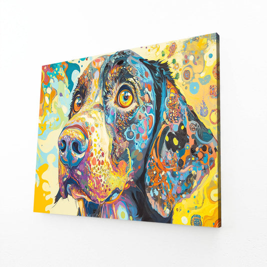 Colorful Dog Wall Artwork