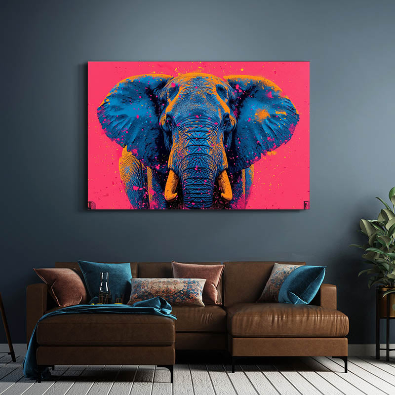 Colorful Elephant Art