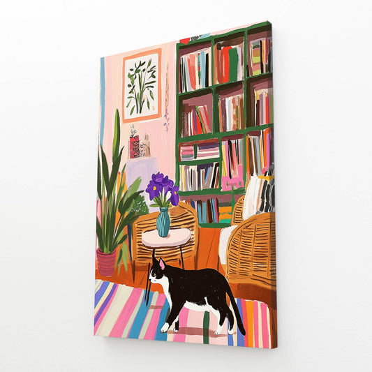 Colorful Haven Cat Wall Art