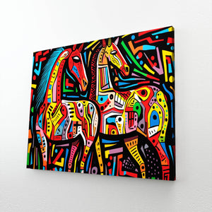 Colorful Horse Artwork