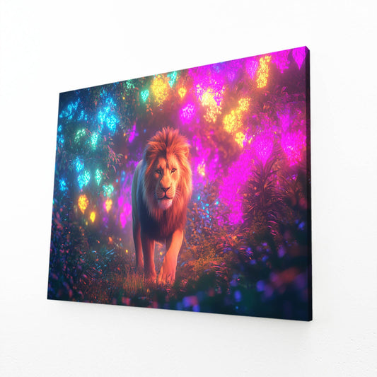 Colorful Lion Art