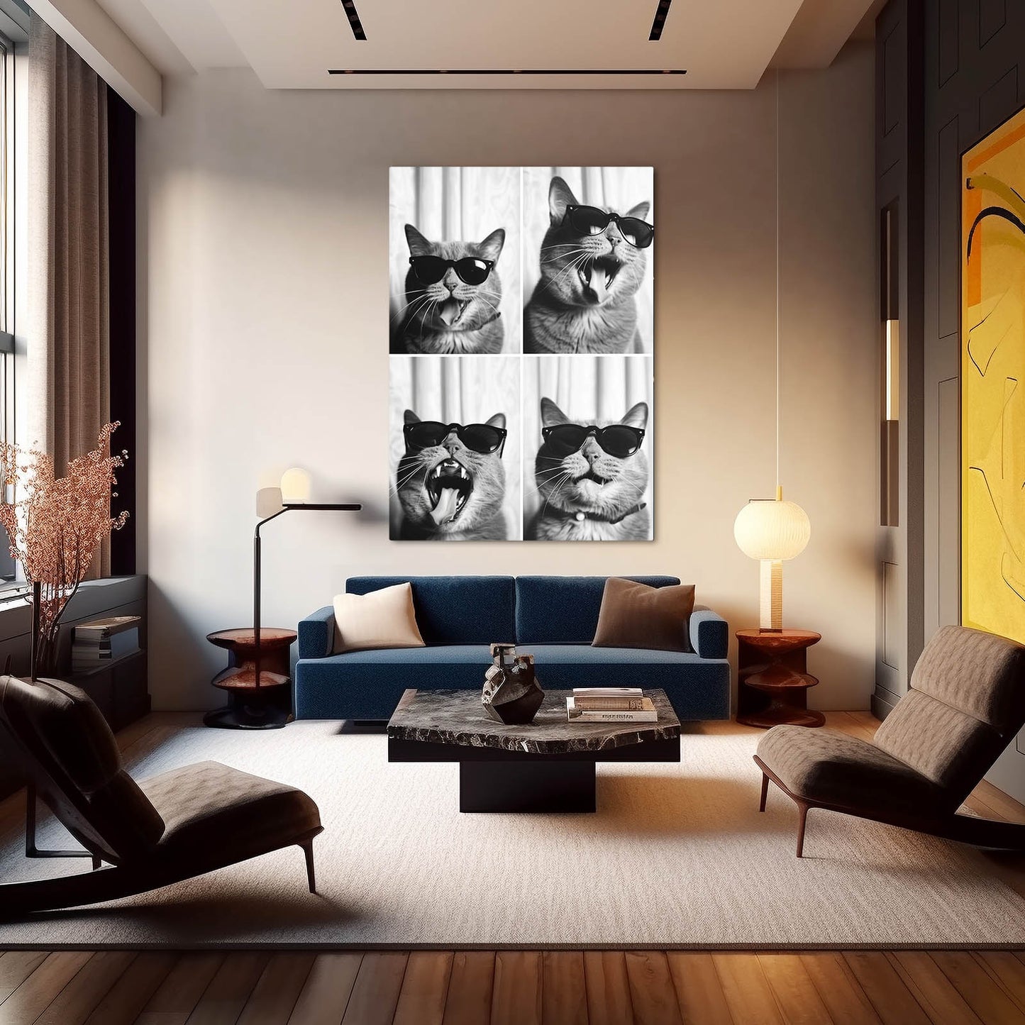 Cool Vibes Cat Wall Art