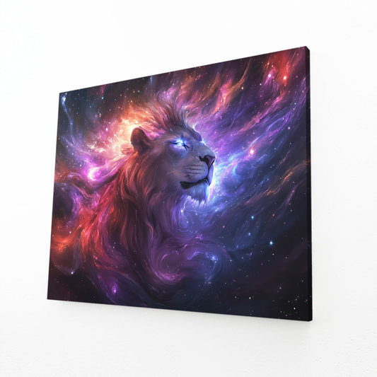Cosmic Spirit Lion Artwork