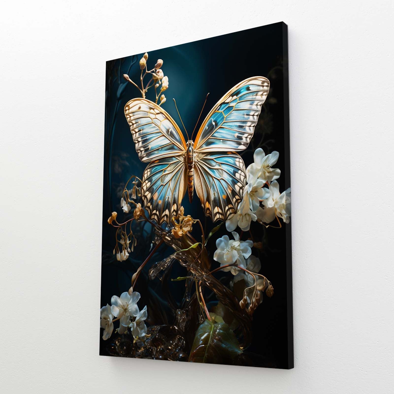 Crystal Wing Butterfly Wall Art
