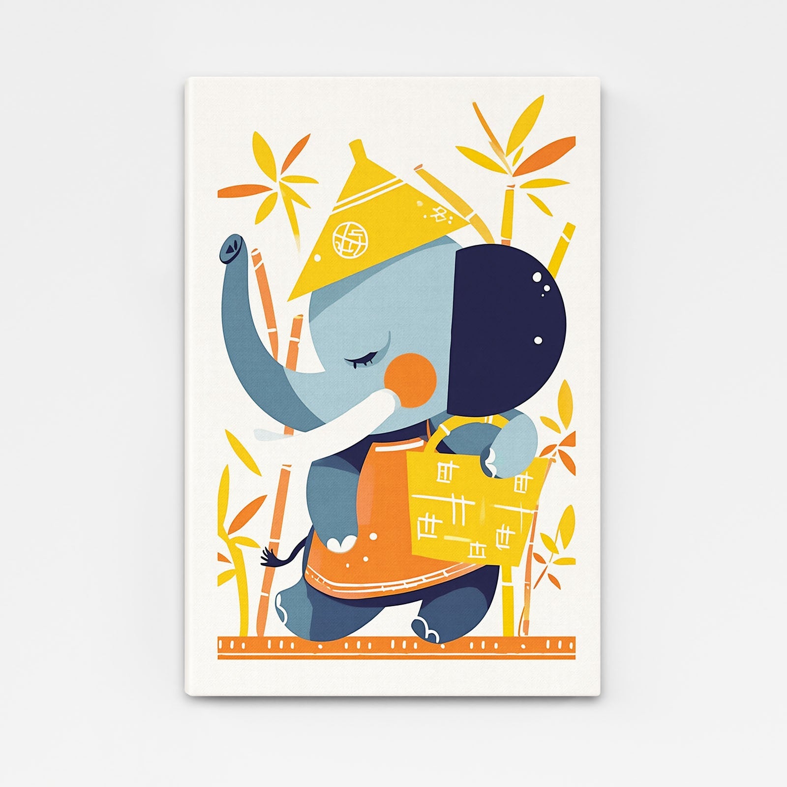 Cute Bamboo Elephant Art