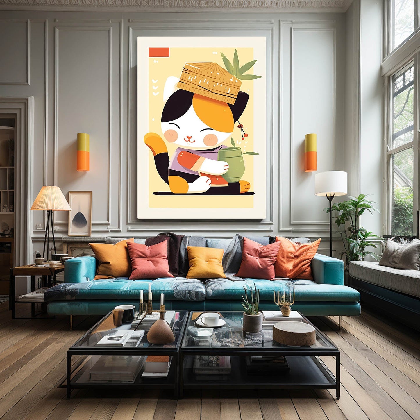 Zen Spirit Cat Art