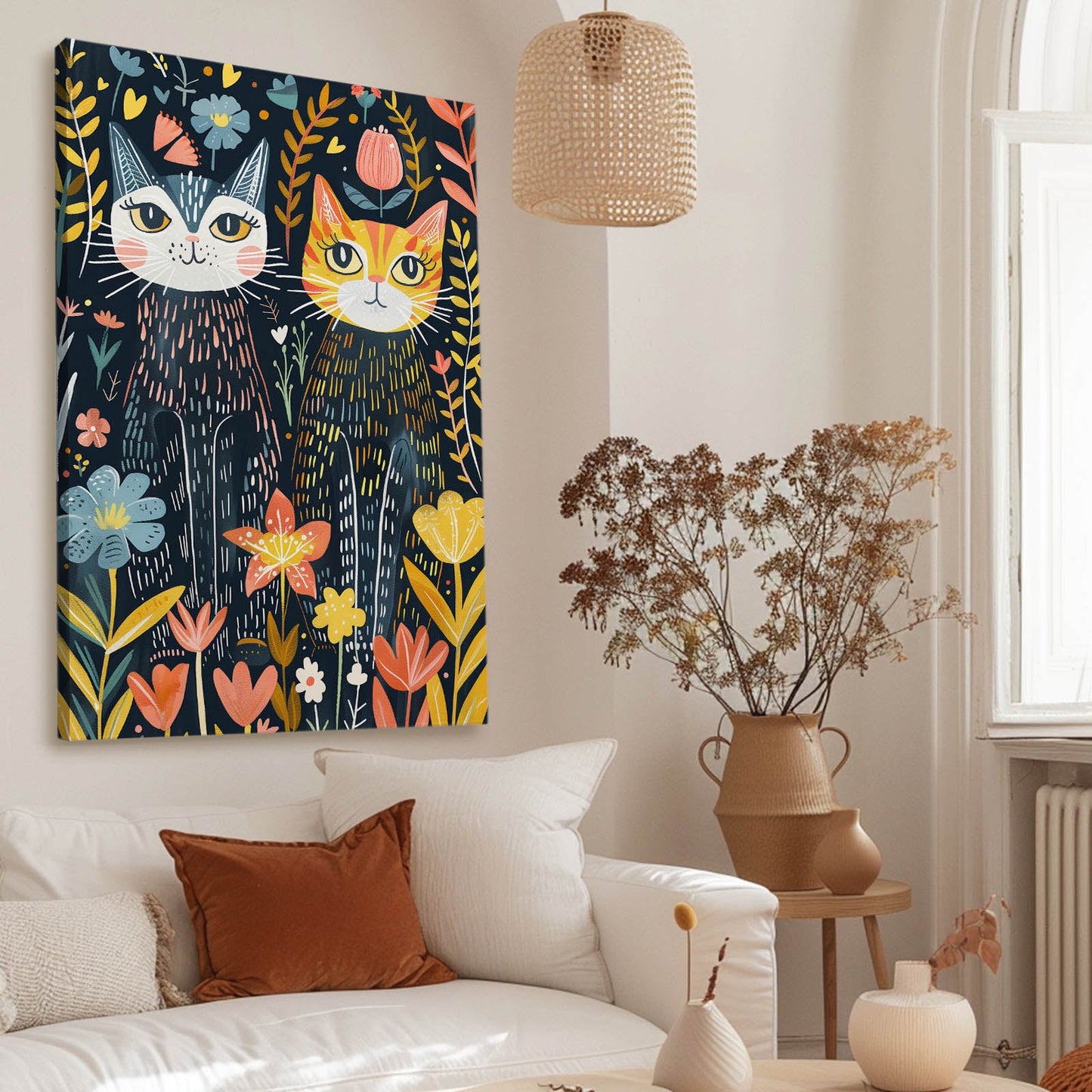 Cute Wall Art Cat