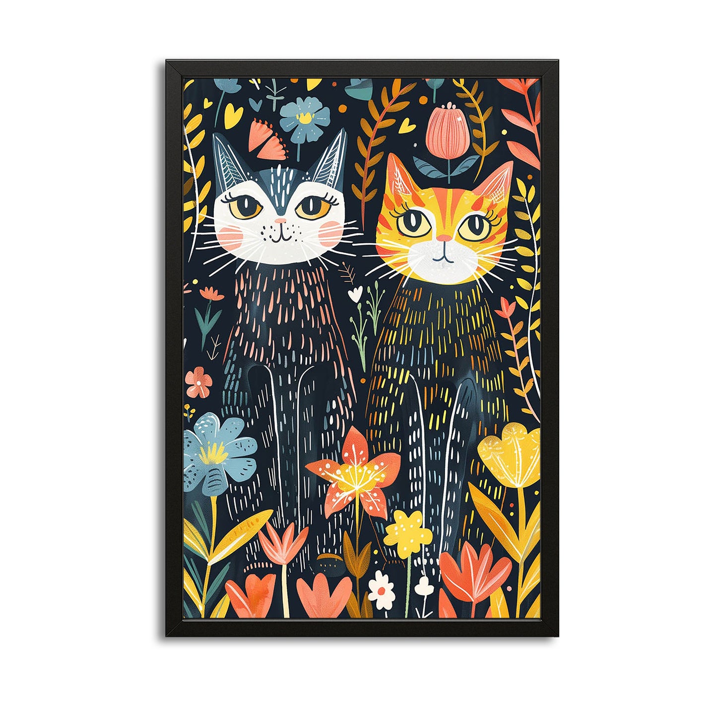 Cute Wall Art Cat
