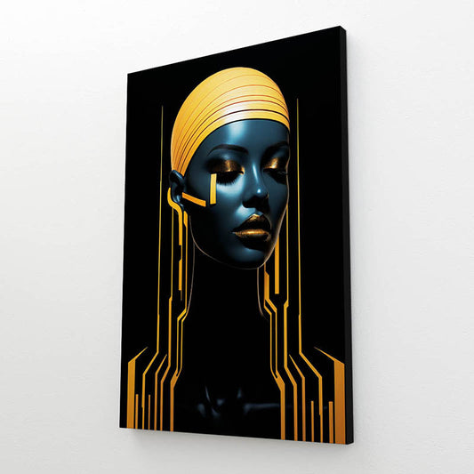 Cyber Queen African Wall Art