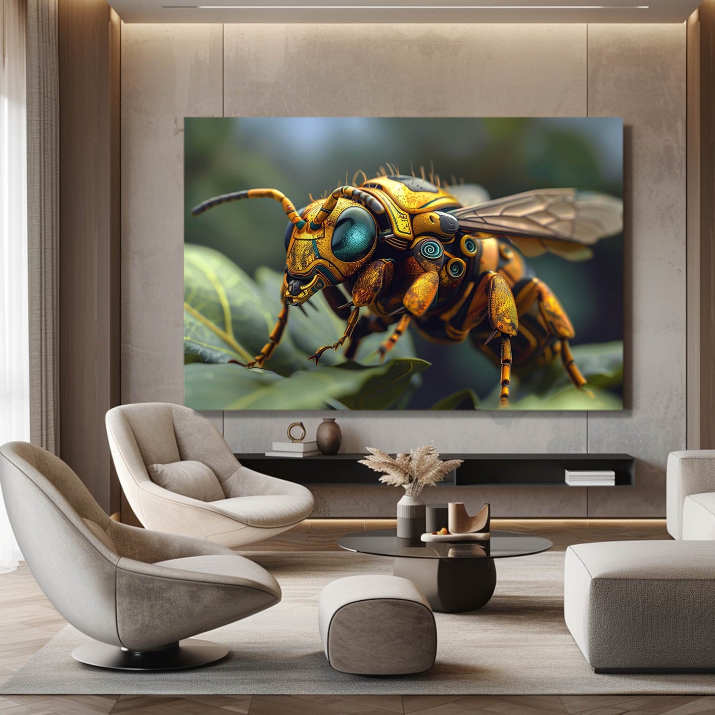 Cybernetic Bee Art