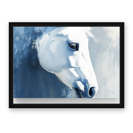 Deep Horse Wall Art – with Premium Black wood frame